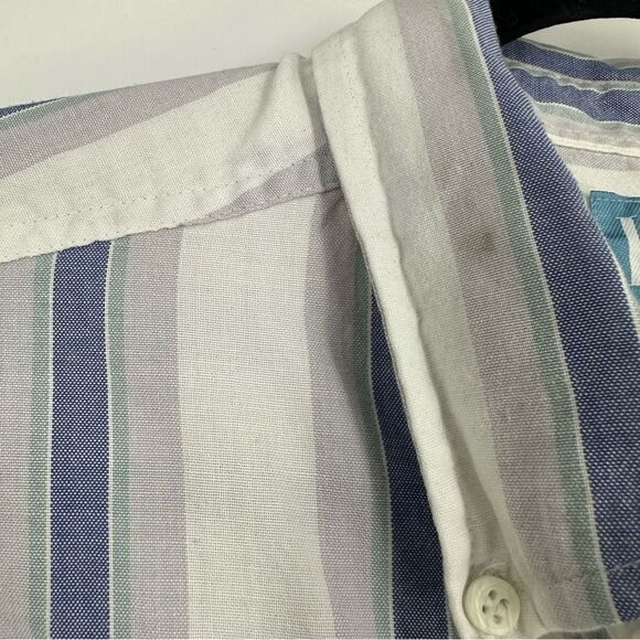 LEVI’S Men’s Vintage Striped Casual Button Down Short Sleeve Top Sz XL - Picture 5 of 9